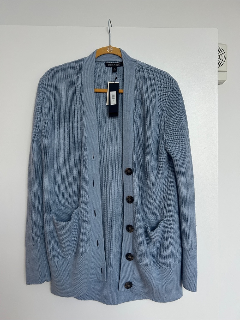 Banana Republic Light Blue Merino Cardigan